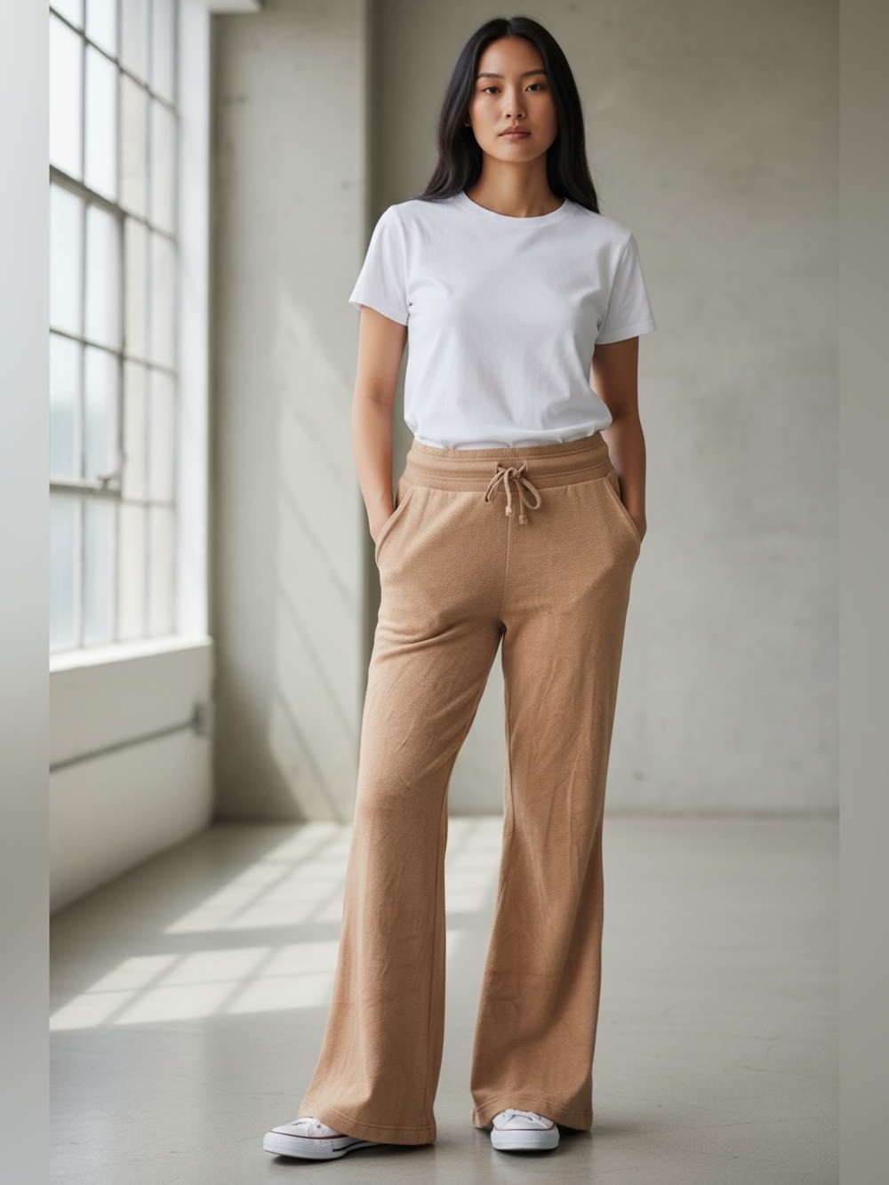 Aerie Groove-On velour flare pants
